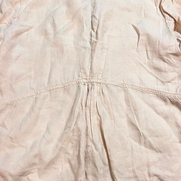 NWT J Jill Linen Single Button Linen Jacket Women’s Size Medium Lagenlook - Picture 3 of 7